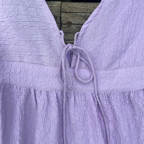 NWT Brave Soul London Lilac Open Back Tiered Dress - Picture 7 of 11